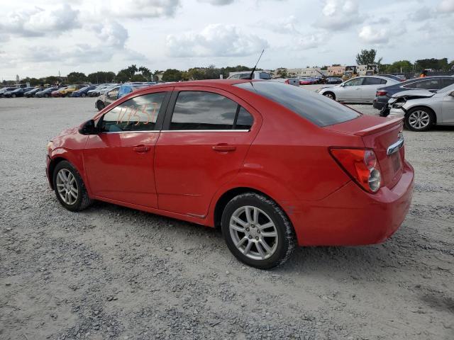 1G1JC5SH2D4102919 - 2013 CHEVROLET SONIC LT RED photo 2