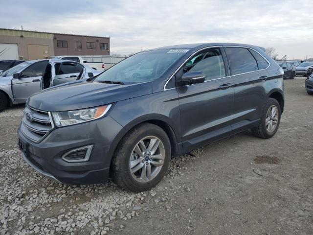 2FMPK4J90HBC55024 - 2017 FORD EDGE SEL GRAY photo 1