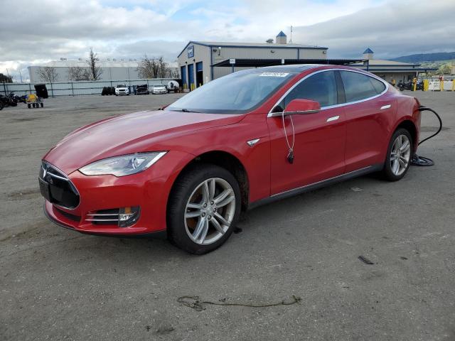 5YJSA1CPXDFP13502 - 2013 TESLA MODEL S წითელი ფოტო 1