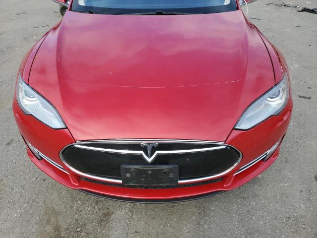 5YJSA1CPXDFP13502 - 2013 TESLA MODEL S წითელი ფოტო 11
