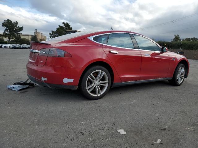 5YJSA1CPXDFP13502 - 2013 TESLA MODEL S წითელი ფოტო 3