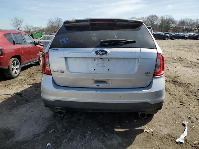 2FMDK4JC8BBB42573 - 2011 FORD EDGE SEL SILVER photo 6