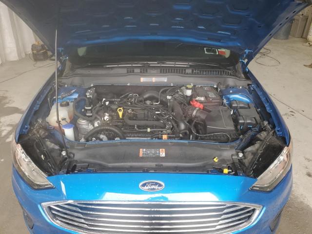 3FA6P0HD8LR122662 - 2020 FORD FUSION SE BLUE photo 11