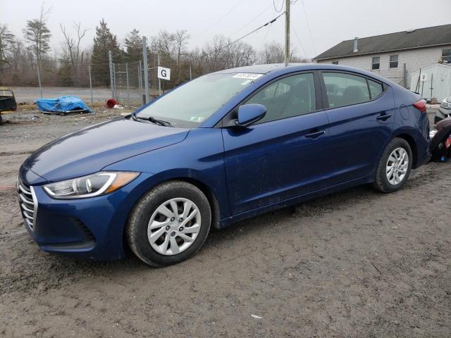 5NPD74LF2JH382444 - 2018 HYUNDAI ELANTRA SE BLUE photo 1