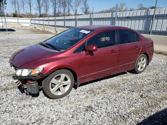 2HGFA1F60AH520304 - 2010 HONDA CIVIC LX-S MAROON photo 1