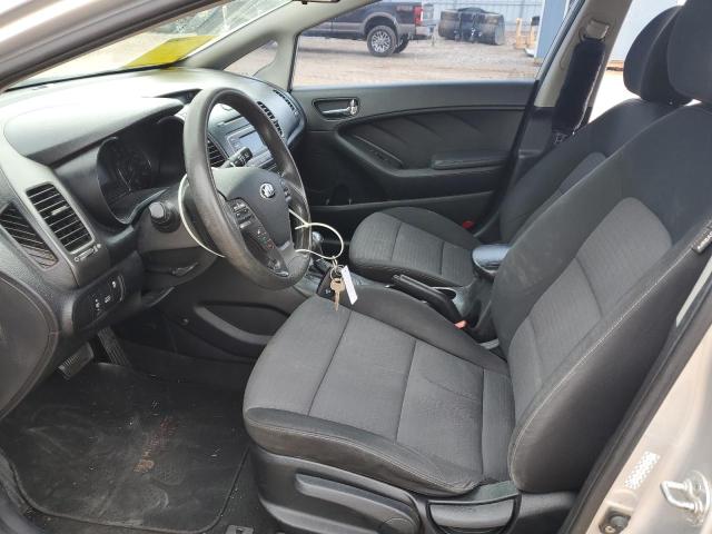 KNAFX4A69E5079949 - 2014 KIA FORTE LX SILVER photo 7