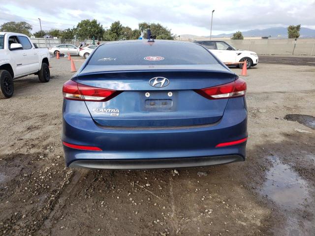 5NPD74LF2HH194534 - 2017 HYUNDAI ELANTRA SE BLUE photo 6