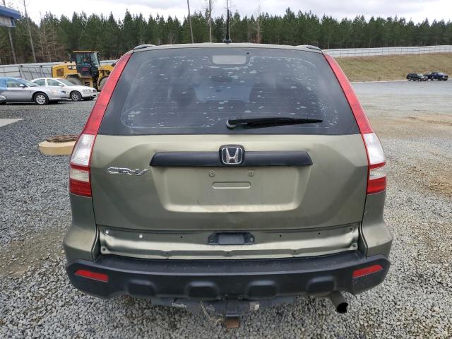 5J6RE48317L009565 - 2007 HONDA CR-V LX GREEN photo 6