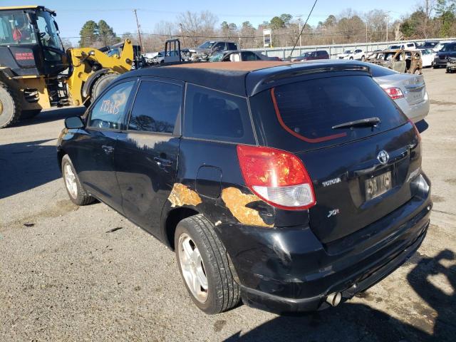 2T1KR32E33C087363 - 2003 TOYOTA COROLLA MA XR BLACK photo 2