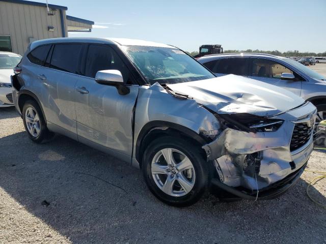 5TDCZRAH5MS031887 - 2021 TOYOTA HIGHLANDER L SILVER photo 4