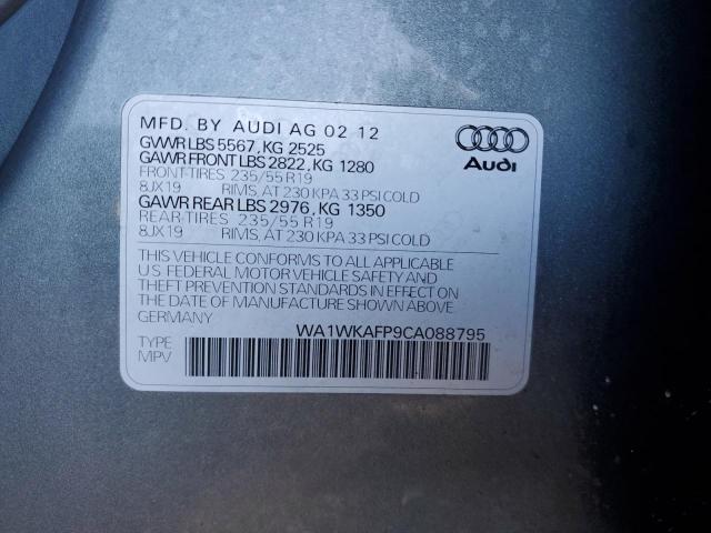 WA1WKAFP9CA088795 - 2012 AUDI Q5 PRESTIGE 灰色 照片 13