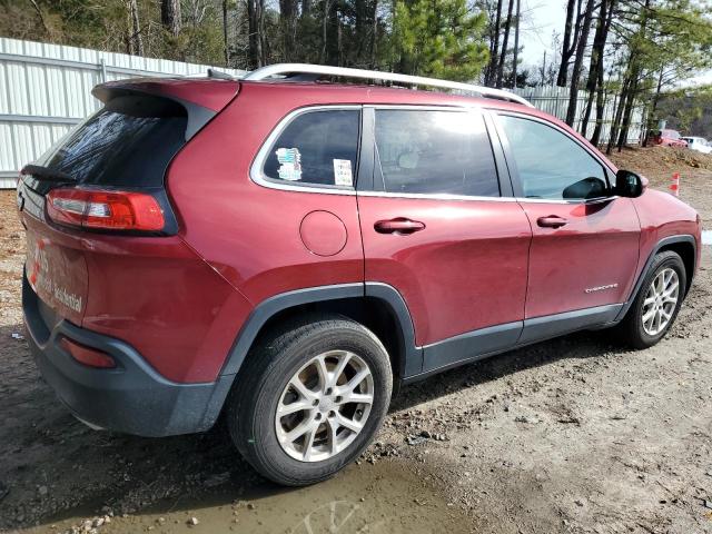 1C4PJLCS7HW566093 - 2017 JEEP CHEROKEE LATITUDE MAROON photo 3