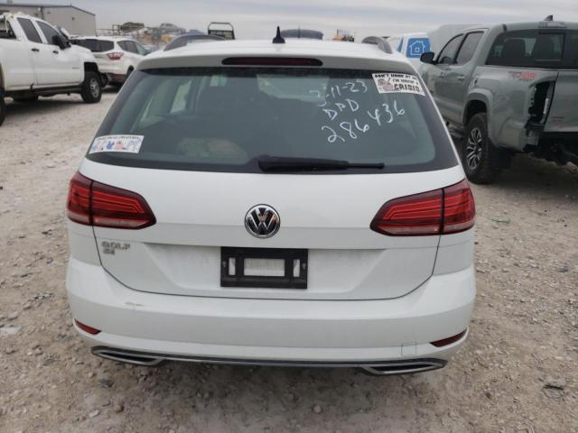 3VWY57AU0KM510361 - 2019 VOLKSWAGEN GOLF SPORT S WHITE photo 6