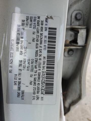 JM1DE1KY5E0187416 - 2014 MAZDA MAZDA2 SPORT WHITE photo 13