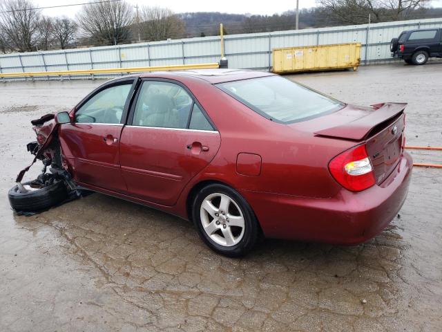 4T1BF30K63U053224 - 2003 TOYOTA CAMRY LE MAROON photo 2