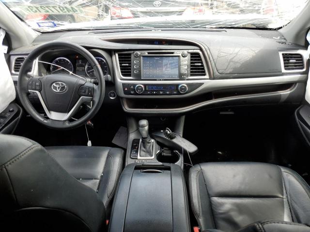 5TDKKRFH5ES010905 - 2014 TOYOTA HIGHLANDER XLE WHITE photo 8
