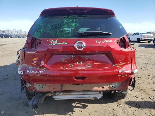 5N1AT2MV5KC796657 - 2019 NISSAN ROGUE S RED photo 6