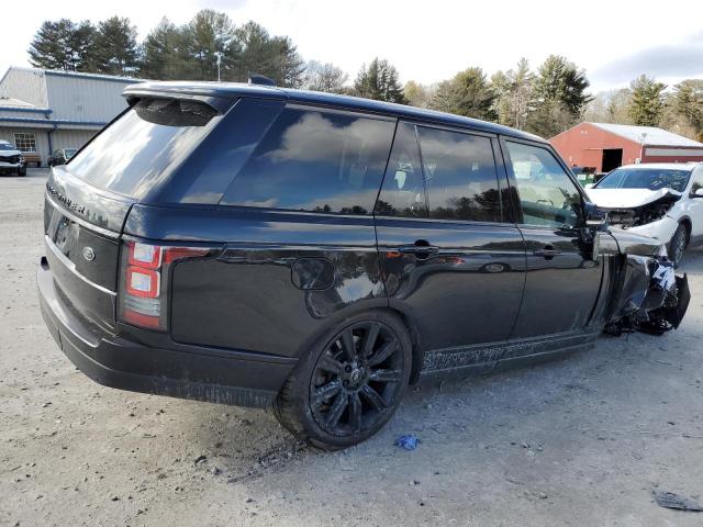 SALGS2FE1HA323513 - 2017 LAND ROVER RANGE ROVE SUPERCHARGED BLACK photo 3