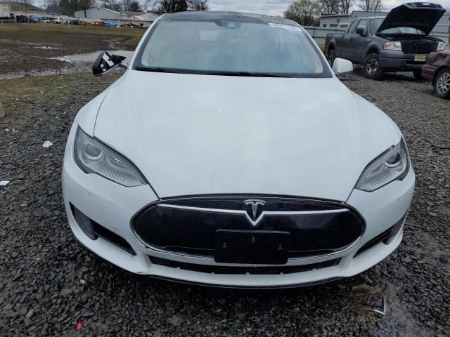 5YJSA1E23FF117345 - 2015 TESLA MODEL S თეთრი ფოტო 5