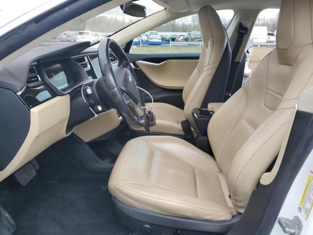 5YJSA1E23FF117345 - 2015 TESLA MODEL S თეთრი ფოტო 7