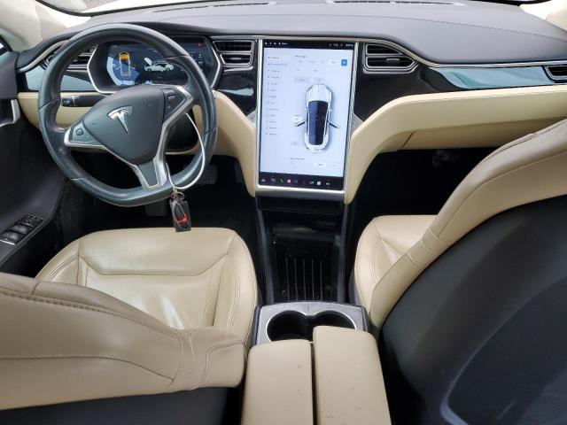 5YJSA1E23FF117345 - 2015 TESLA MODEL S თეთრი ფოტო 8