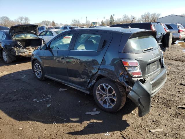 1G1JD6SB9L4131783 - 2020 CHEVROLET SONIC LT BLACK photo 2