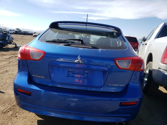 JA32X8HW0AU007745 - 2010 MITSUBISHI LANCER GTS BLUE photo 6