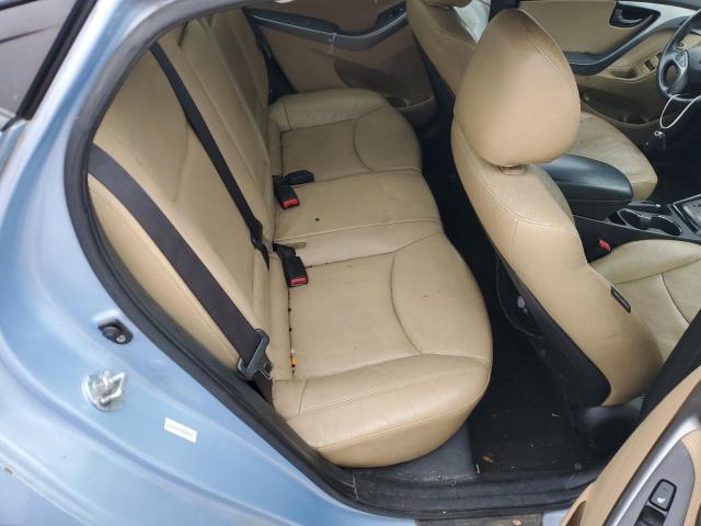 KMHDH4AEXDU562123 - 2013 HYUNDAI ELANTRA GLS BLUE photo 10