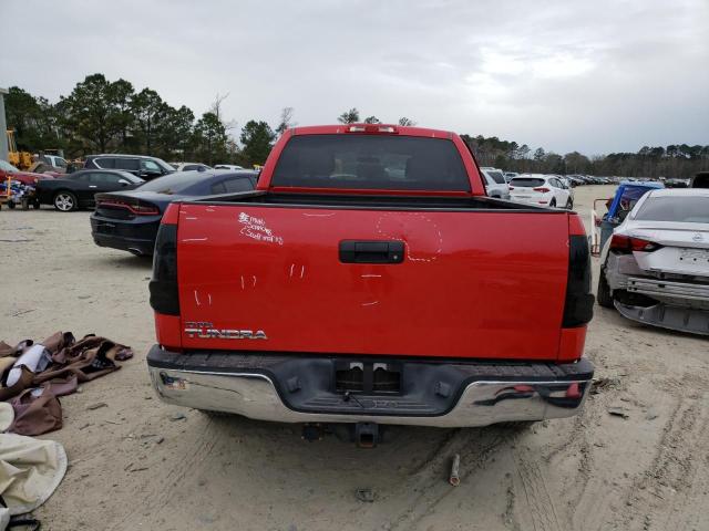 5TFRV54148X069706 - 2008 TOYOTA TUNDRA DOUBLE CAB RED photo 6