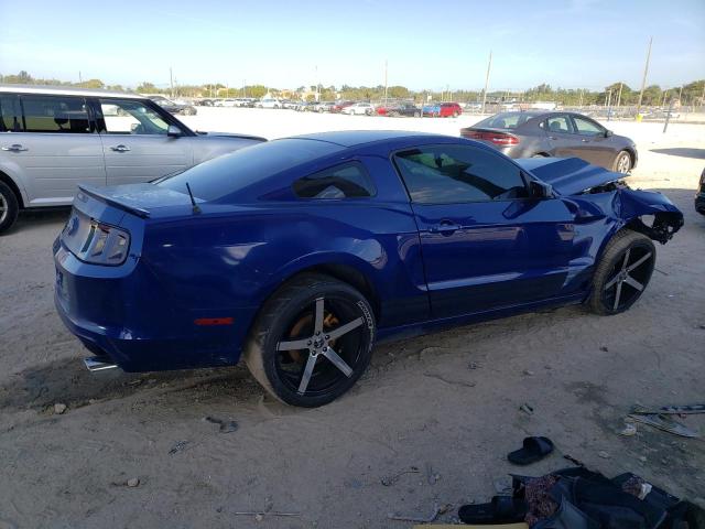 1ZVBP8AM2D5281213 - 2013 FORD MUSTANG BLUE photo 3