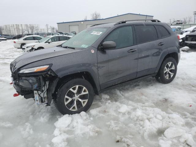 1C4PJMBS7GW218123 - 2016 JEEP CHEROKEE TRAILHAWK GRAY photo 1