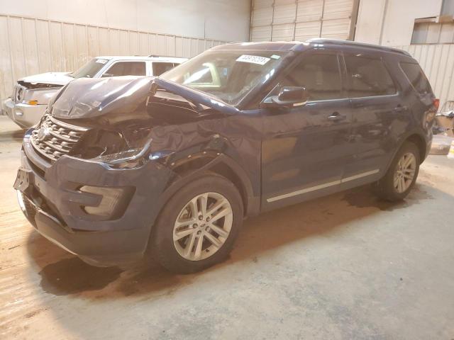 1FM5K7DH7HGE37193 - 2017 FORD EXPLORER XLT BLUE photo 1