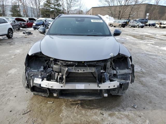 ZASPAKBN0K7C56849 - 2019 ALFA ROMEO STELVIO TI GRAY photo 5