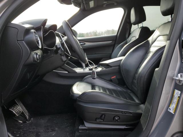 ZASPAKBN0K7C56849 - 2019 ALFA ROMEO STELVIO TI GRAY photo 7