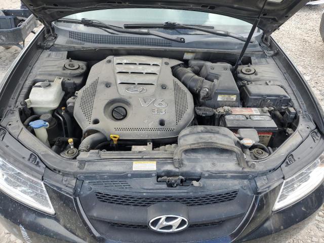 5NPEU46F46H029008 - 2006 HYUNDAI SONATA GLS BLACK photo 11