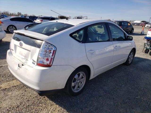 JTDKB20U483387535 - 2008 TOYOTA PRIUS WHITE photo 3