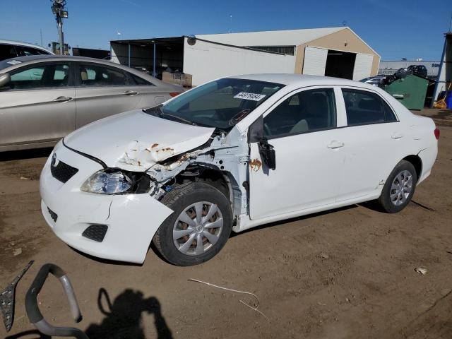 JTDBL40E999051525 - 2009 TOYOTA COROLLA BASE WHITE photo 1