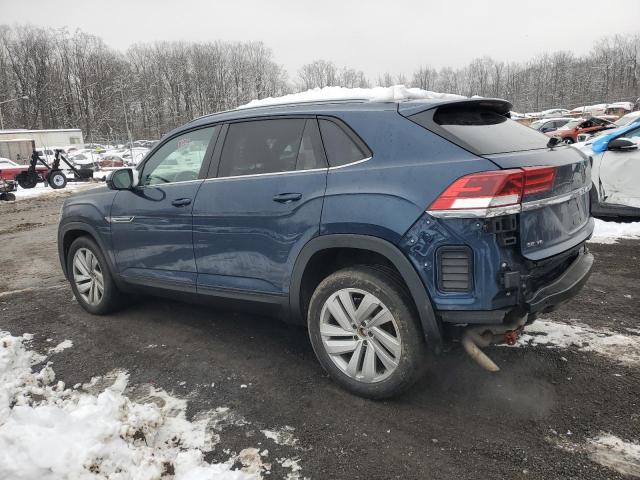 1V21E2CA0LC211044 - 2020 VOLKSWAGEN ATLAS CROS SE BLUE photo 2