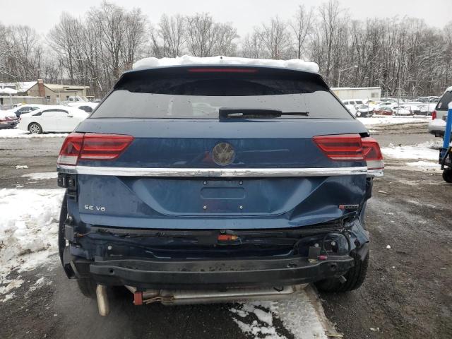 1V21E2CA0LC211044 - 2020 VOLKSWAGEN ATLAS CROS SE BLUE photo 6