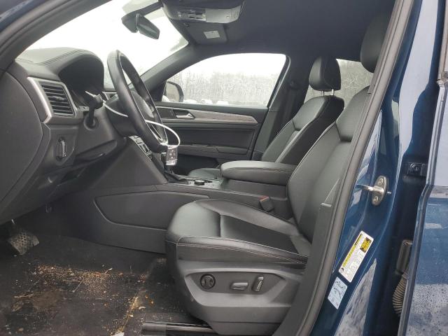 1V21E2CA0LC211044 - 2020 VOLKSWAGEN ATLAS CROS SE BLUE photo 7