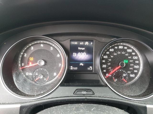 1V21E2CA0LC211044 - 2020 VOLKSWAGEN ATLAS CROS SE BLUE photo 9