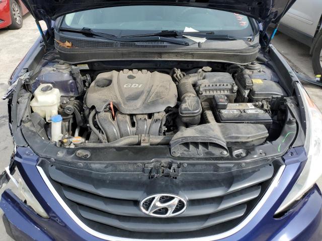 5NPEB4AC5CH346763 - 2012 HYUNDAI SONATA GLS BLUE photo 11