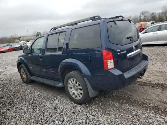 5N1BR18A38C602821 - 2008 NISSAN PATHFINDER LE 蓝色 照片 2