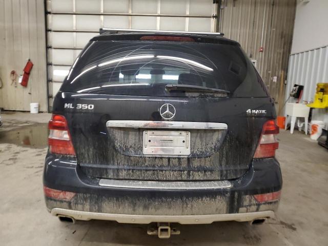 4JGBB8GB8BA650101 - 2011 MERCEDES-BENZ ML 350 4MATIC BLACK photo 6