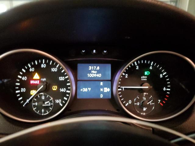 4JGBB8GB8BA650101 - 2011 MERCEDES-BENZ ML 350 4MATIC BLACK photo 9