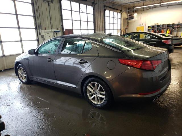 KNAGM4A77B5110441 - 2011 KIA OPTIMA LX GRAY photo 2