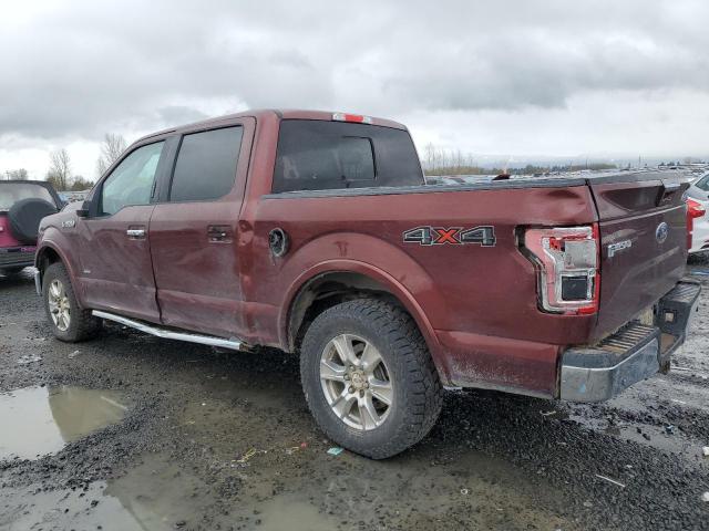 1FTEW1EG9FFB96333 - 2015 FORD F150 SUPERCREW BROWN photo 2