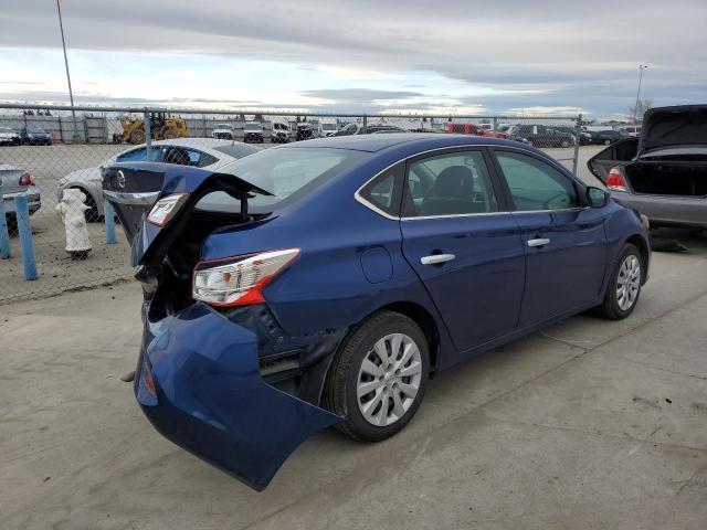 3N1AB7AP0JY275493 - 2018 NISSAN SENTRA S BLUE photo 3