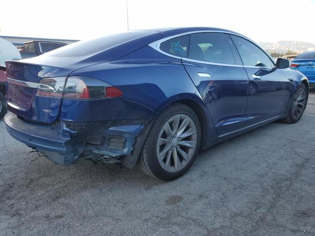 5YJSA1E27JF263420 - 2018 TESLA MODEL S BLUE photo 3