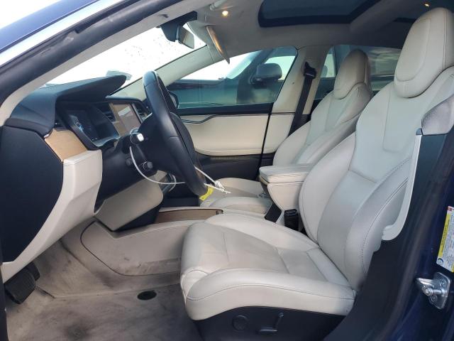 5YJSA1E27JF263420 - 2018 TESLA MODEL S ლურჯი ფოტო 7